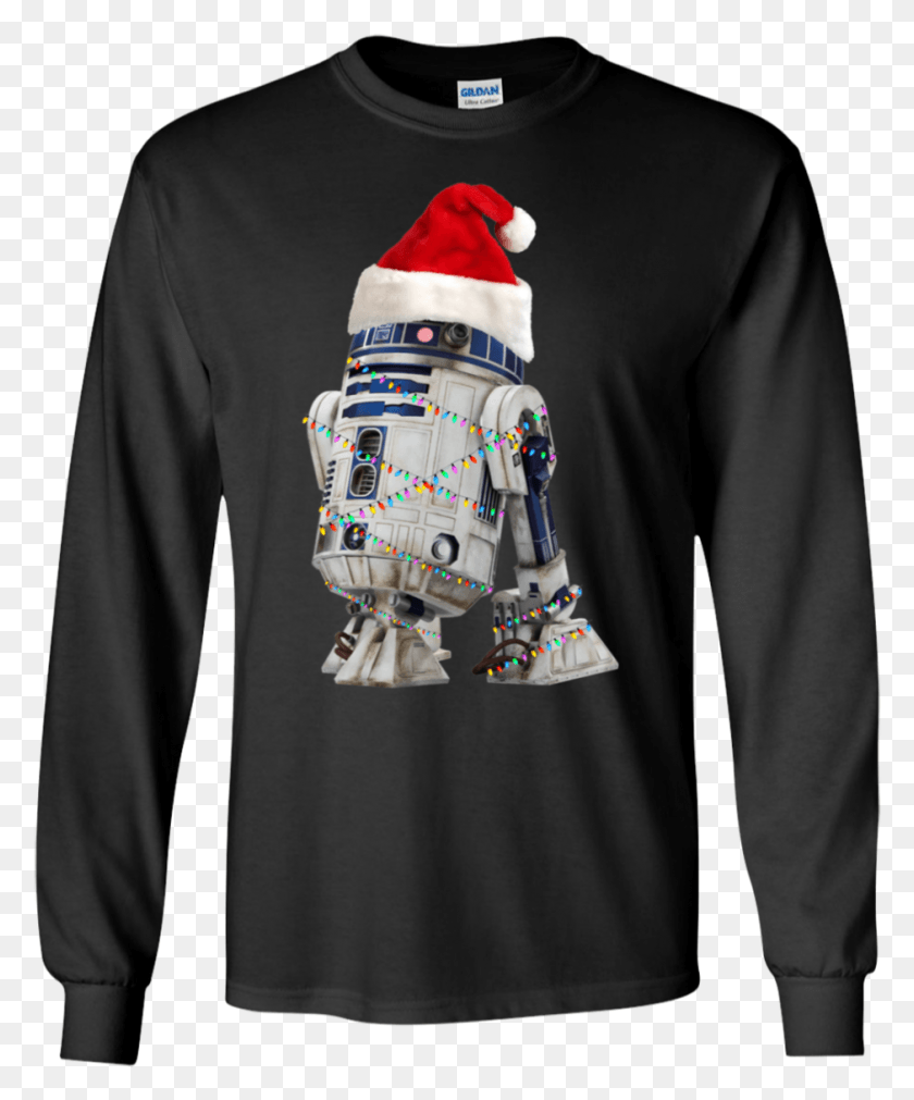 939x1145 Star Wars R2d2 Christmas Led Light Christmas Ls Shirt Disney Cats And She Lived Happily Ever After, Sleeve, Clothing, Apparel HD PNG Download