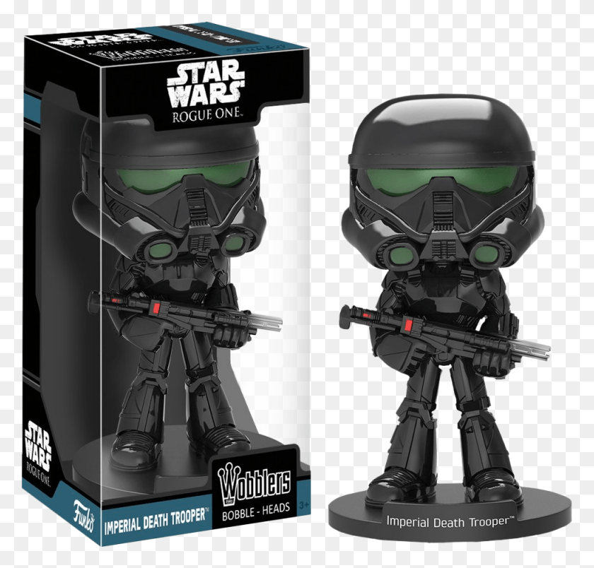 975x930 Star Wars Rogue One Imperial Death Trooper Bobble Head Funko Wobbler Rogue One Darth Vader, Helmet, Clothing, Apparel HD PNG Download