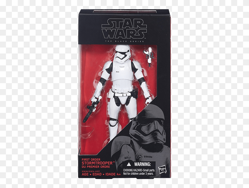 315x573 Star Wars The Force Awakens Stormtrooper First Order Black Serie, Poster, Advertisement, Person HD PNG Download