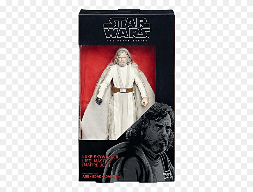 328x576 Star Wars The Last Jedi Luke Skywalker Jedi Master Black Series, Clothing, Apparel, Person HD PNG Download