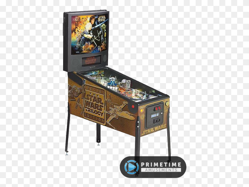 421x570 Descargar Png Star Wars Trilogy Pinball By Sega Pinball Jersey Jack Pinball Willy Wonka, Máquina De Juego Arcade, Monitor, Pantalla Hd Png