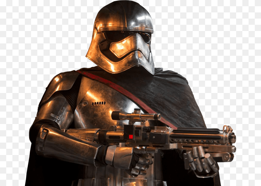 680x600 Star Wars Vii Captian Phasma, Gun, Helmet, Weapon PNG