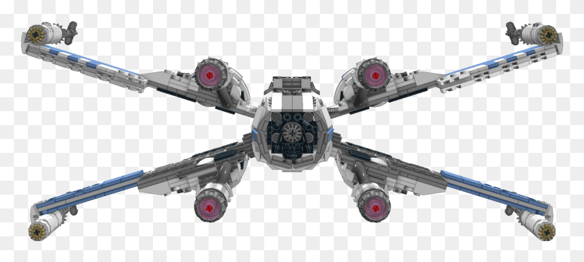 1767x719 Star Wars X Wing Back, Spaceship, Aircraft, Vehicle HD PNG Download