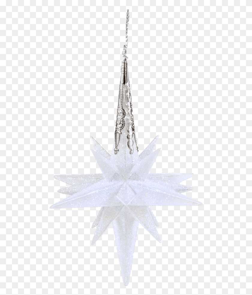 514x922 Star With Glitter White 105cm Christmas Decoration, Cross, Symbol, Star Symbol HD PNG Download