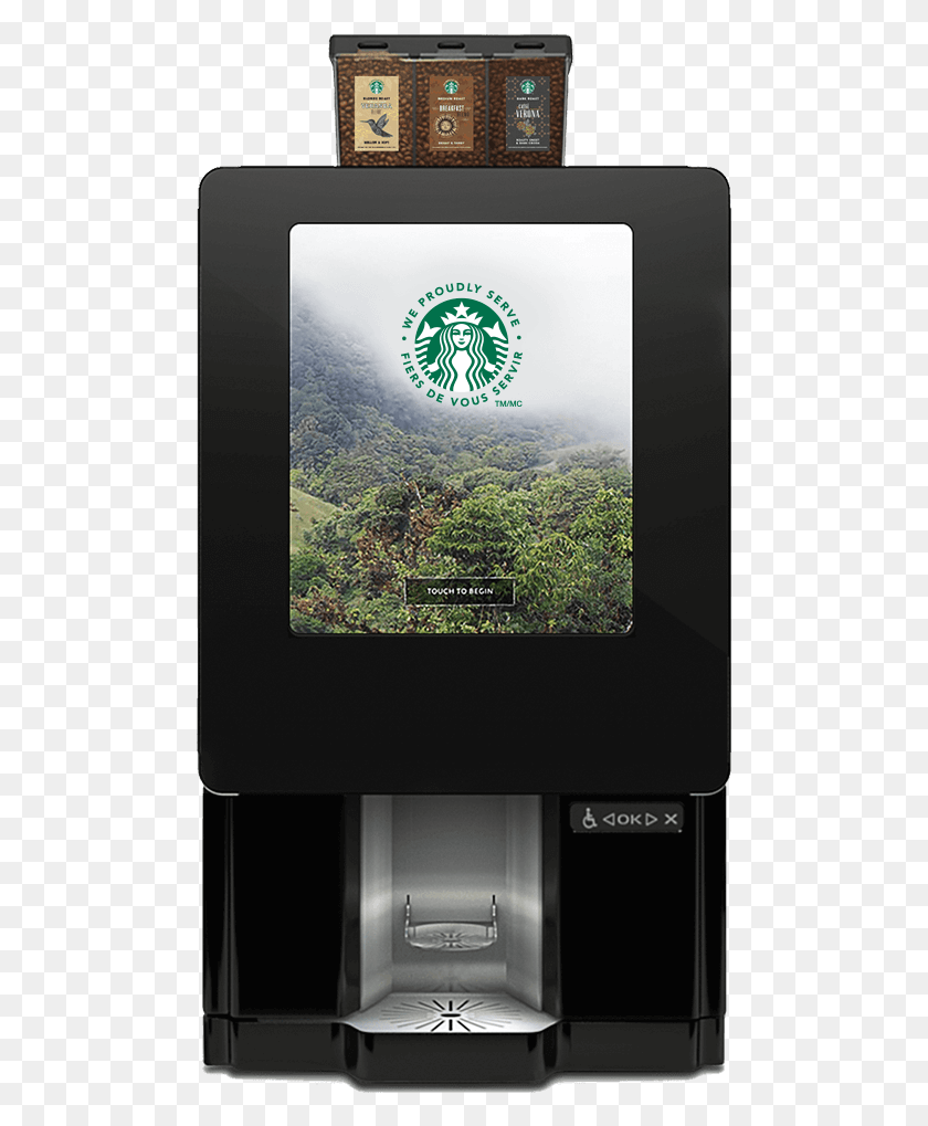 485x959 Starbucks Coffee Machine For Office, Vegetation, Plant, Electronics HD PNG Download