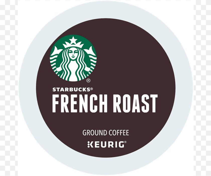 701x701 Starbucks French Roast Coffee Dark Roast Keurig Starbucks New Logo 2011, Advertisement, Poster, Sticker, Disk PNG