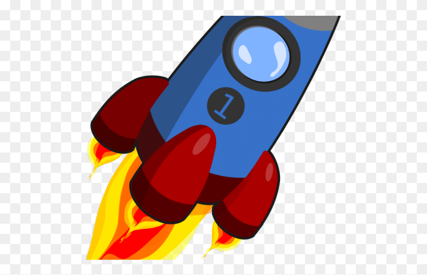 504x481 Descargar Png Starburst Clipart Rocket Blast Rocket Animation, Fire, Electronics, Flame Hd Png