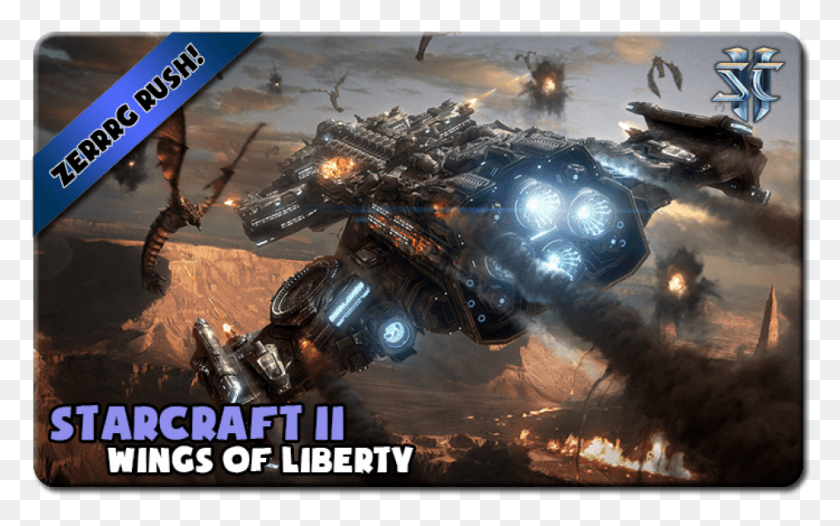 942x563 Starcraft Background, Spaceship, Aircraft, Vehicle HD PNG Download