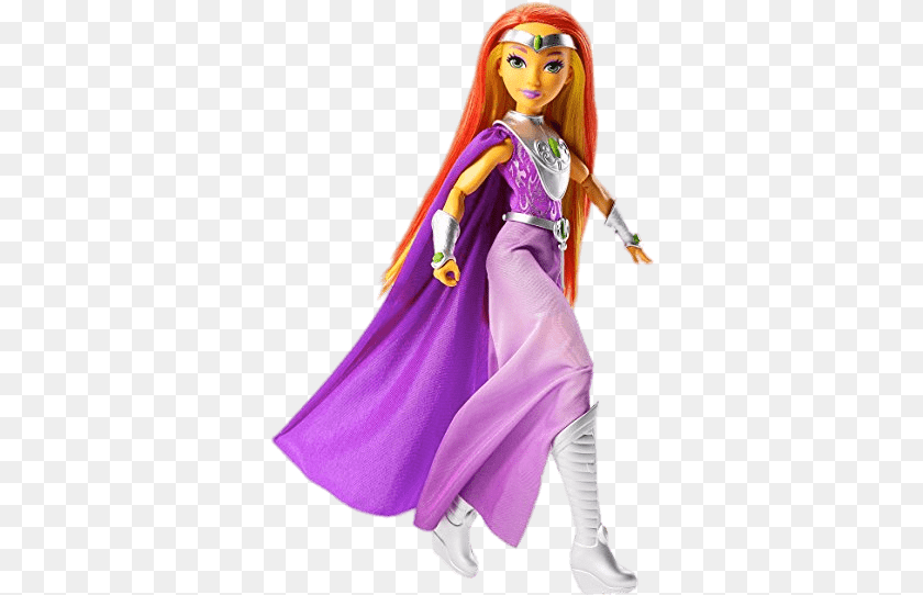 Starfire Action Figure Transparent Starfire Doll, Toy, Adult, Female, Person Clipart PNG