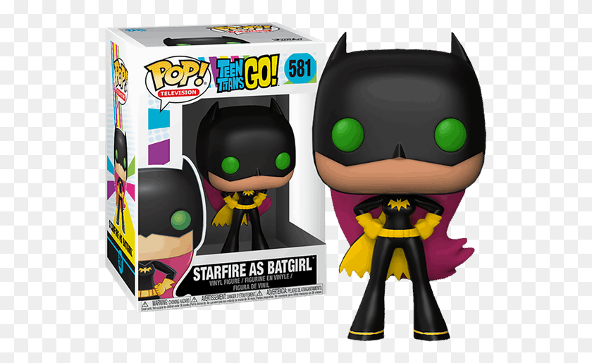 543x455 Starfire Como Batgirl Pop Figura De Vinilo Starfire Como Batgirl Funko Pop, Toy, Flyer, Poster Hd Png