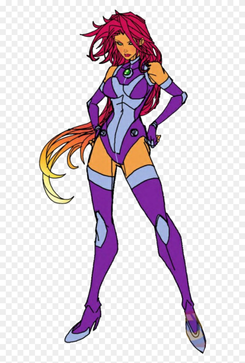 578x1185 Starfire Rebirth Transparent By Asthonx1 Da47iir Dc Rebirth Characters Designs, Person, Human, Costume HD PNG Download