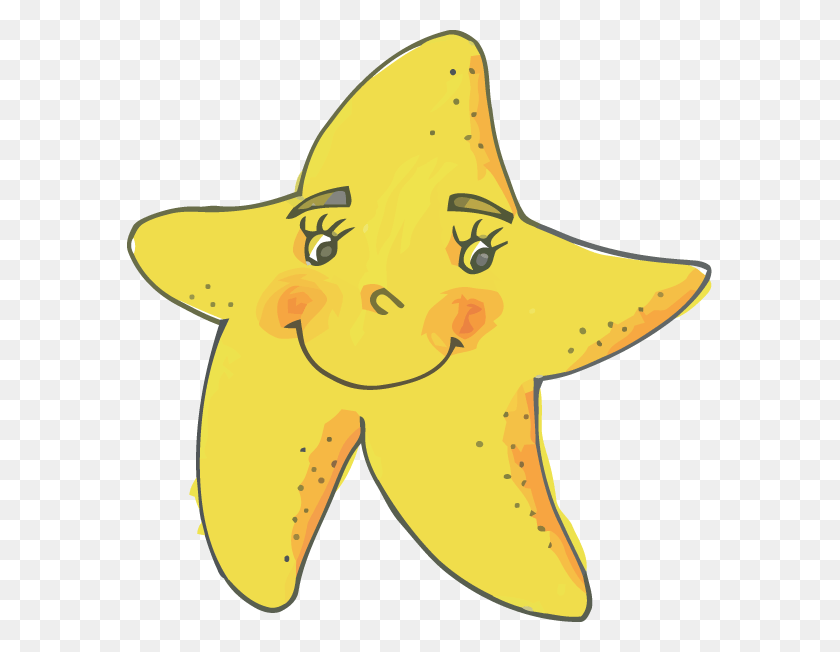 585x592 Starfish Clipart Little Mermaid, Star Symbol, Symbol, Animal HD PNG Download