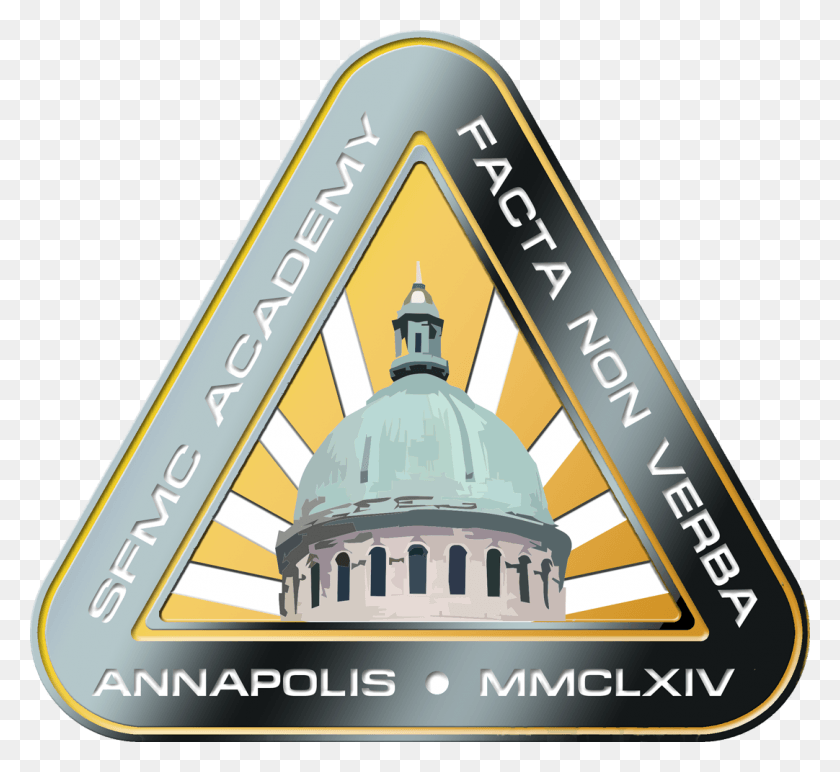 1082x989 Descargar Png Starfleet Marine Corps Academy Logotipo Triángulo, Cúpula, Arquitectura, Edificio Hd Png