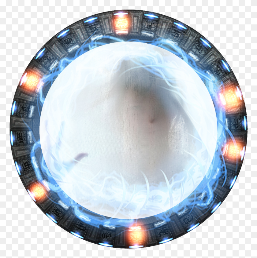 1024x1031 Stargate Portal Space Freetoedit Portal Stargate, Sphere, Gemstone, Jewelry HD PNG Download