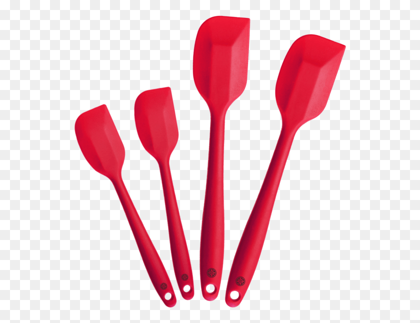 546x586 Starpack Basics Silicone Spatula Set High Heat Resistant Best Silicone Spatula, Cutlery, Spoon, Fork HD PNG Download