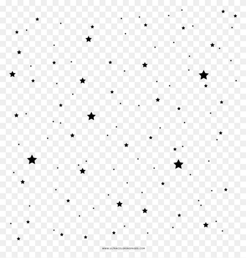 885x932 Starry Night Coloring, Gray, World Of Warcraft HD PNG Download