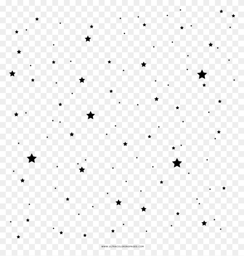 885x932 La Noche Estrellada Para Colorear, Grey, World Of Warcraft Hd Png