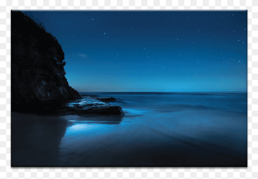 849x570 Starry Night Sea, Nature, Outdoors, Water HD PNG Download