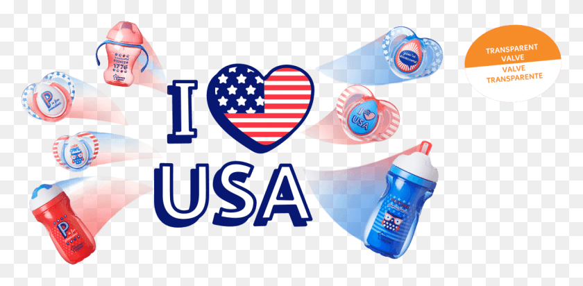 1150x520 Stars And Stripes Tommee Tippee Available At Toys R Plastic Bottle, Cosmetics, Symbol, Label HD PNG Download