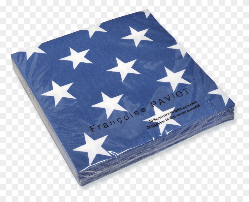 1224x974 Stars Blue Dinner Airlaid Paper Napkin 12 Flag Of The United States, Symbol, Star Symbol, Text HD PNG Download