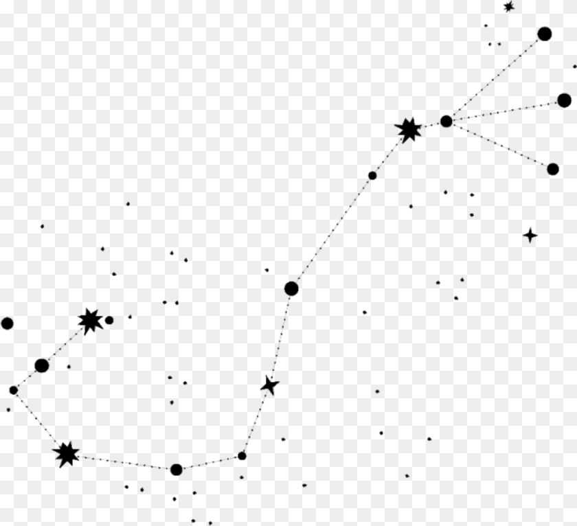 Stars Constellations Art Sticker Circle, Accessories, Cutlery, Formal Wear, Tie Clipart PNG