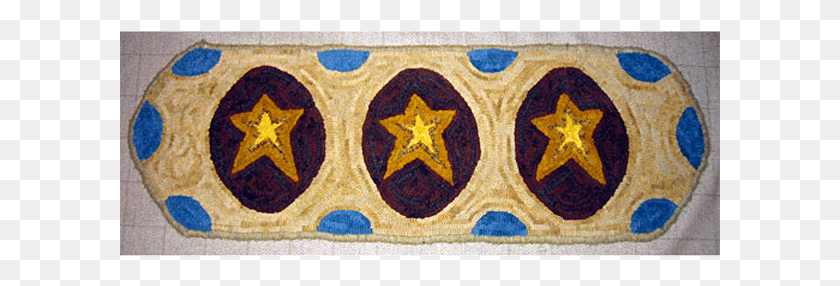 601x226 Stars Cross, Rug HD PNG Download