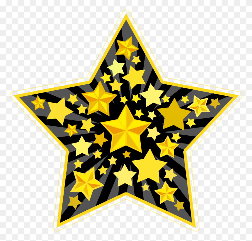 1563x1489 Звезды Золотой Блеск И Psd Мотив, Символ, Звездный Символ Hd Png Скачать