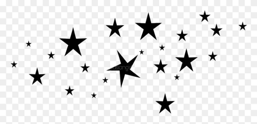 805x358 Stars Silhouette Ftestickers Joe Strummer Et Les Mescaleros Streetcore, Symbol, Star Symbol, First Aid HD PNG Download