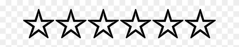 679x107 Stars Text Decoration Star Islam Symbol, Gray, World Of Warcraft HD PNG Download