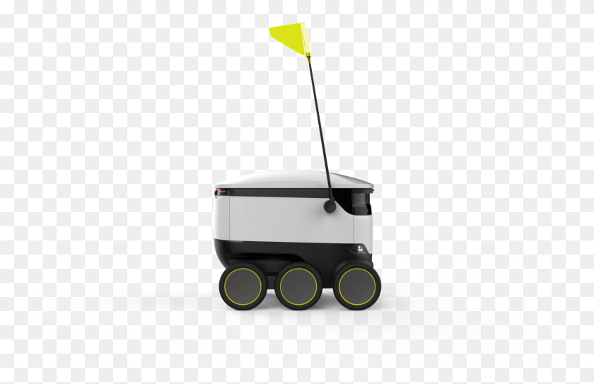 2500x1551 Starship Self Driving Robots Complete Milestone Of Starship Technologies Robot, Lawn Mower, Tool, Leisure Activities HD PNG Download