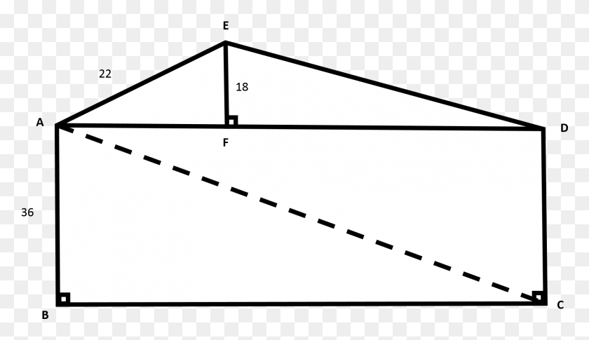 1611x879 Начните С Использования Теоремы Пифагора, Чтобы Найти Треугольник Hd Png Скачать