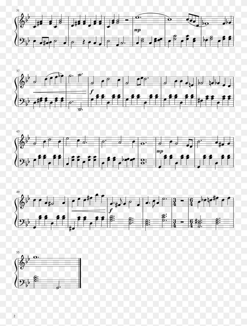 750x1045 Starve Together Main Theme Sheet Music Composed Don T Starve Together Piano Sheet Music, Gray, World Of Warcraft HD PNG Download
