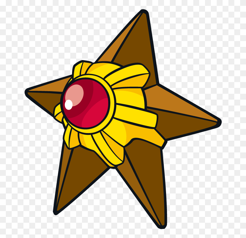674x752 Staryu Pokemon Character Vector Art, Star Symbol, Symbol, Gold HD PNG Download