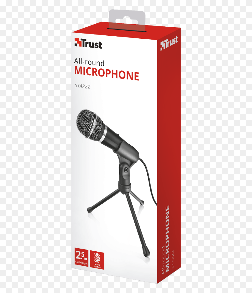 368x917 Starzz All Round Microphone Trust Starzz Usb, Электрическое Устройство, Фен, Сушилка Png Скачать
