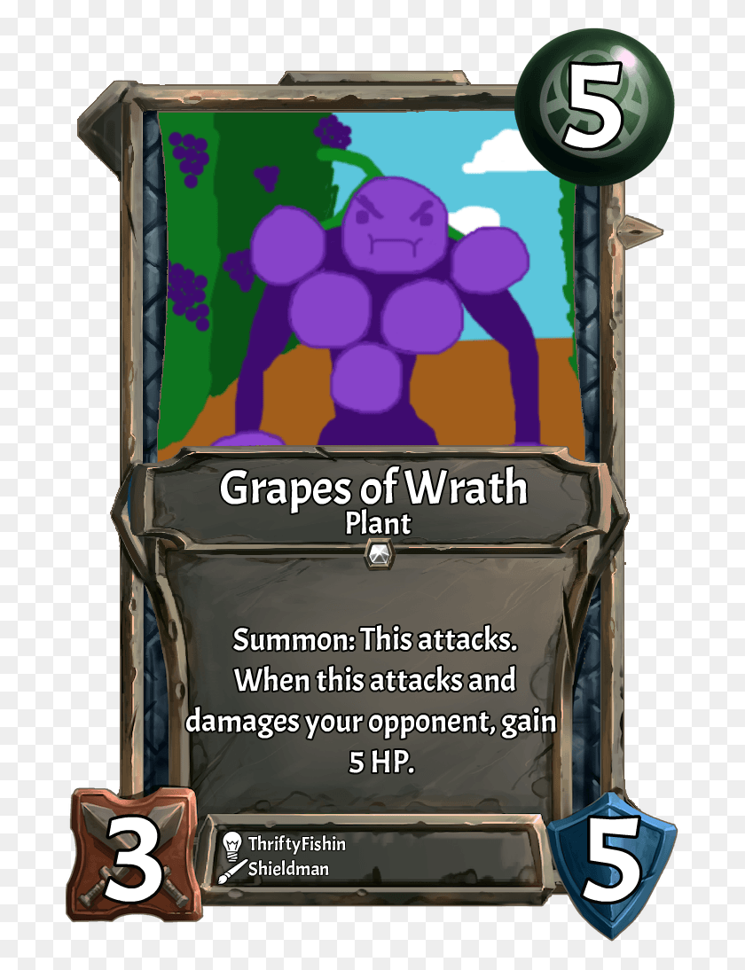 694x1034 Stat Buff Grapes Of Wrath Card Game, Text, Slot, Gambling HD PNG Download