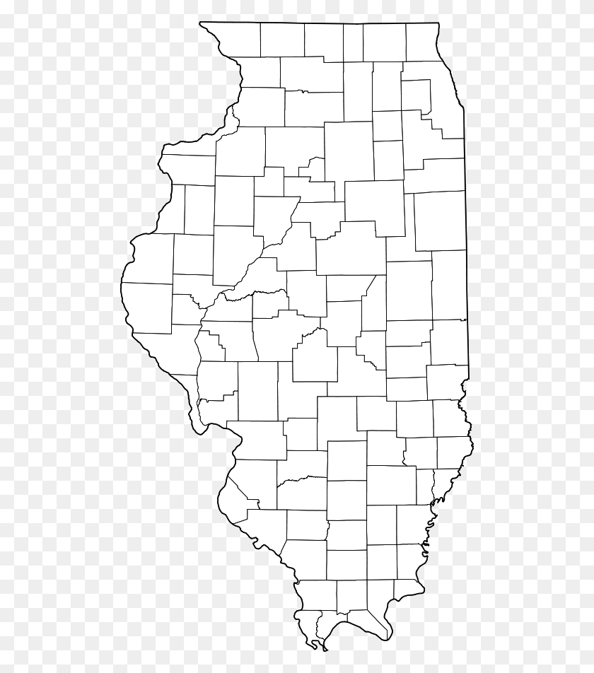 500x892 State And County Maps Of Illinois County Illinois, Person, Human, Pattern HD PNG Download