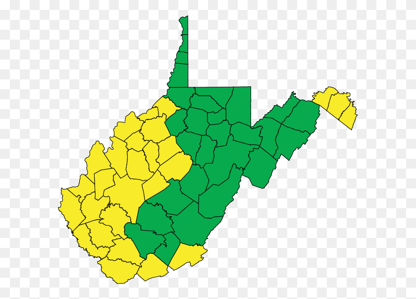 607x543 State Code Status West Virginia, Map, Diagram, Plot HD PNG Download