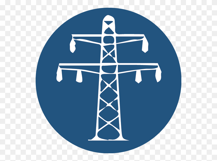 564x564 State Electricity Company Approves Hydro Power Guidelines Ville De Saint Etienne, Power Lines, Cable, Electric Transmission Tower HD PNG Download