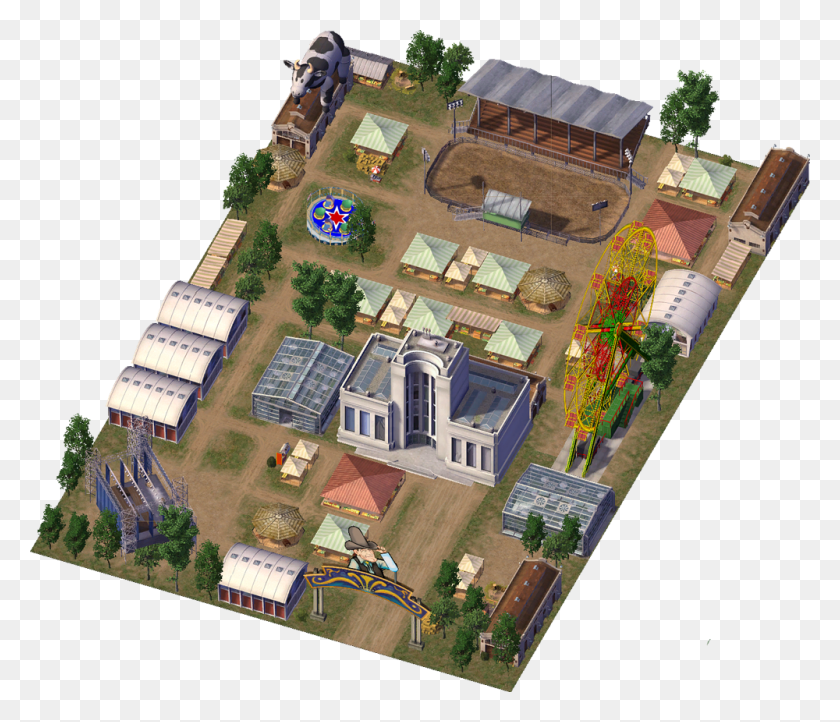 1000x849 State Fair Sim City, Person, Human, Housing HD PNG Download