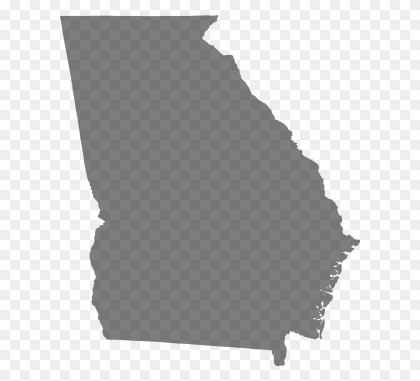 600x702 State Of Georgia No Background, Text, Symbol, Number HD PNG Download
