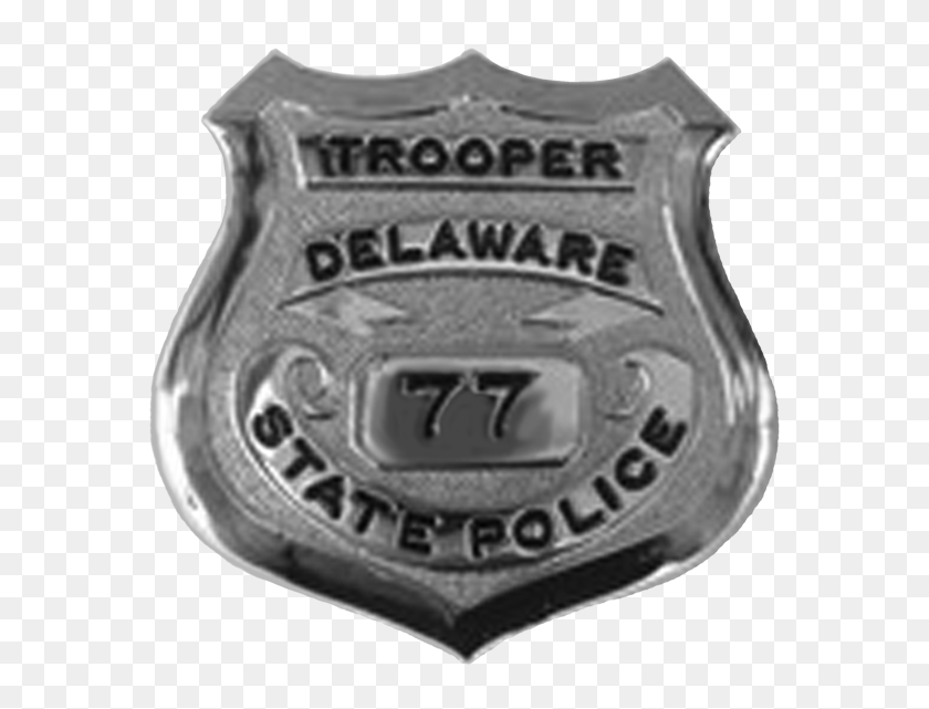 600x581 State Police Badge Delaware State Trooper Badge, Logo, Symbol, Trademark HD PNG Download