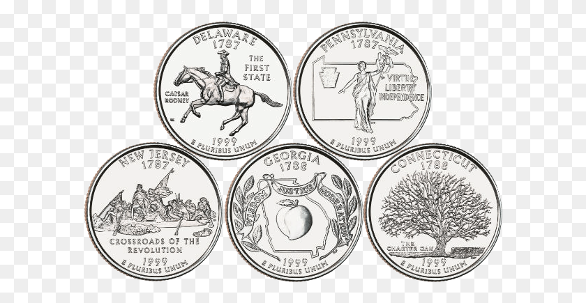 600x375 State Quarters Quarters State, Dime, Coin, Money HD PNG Download