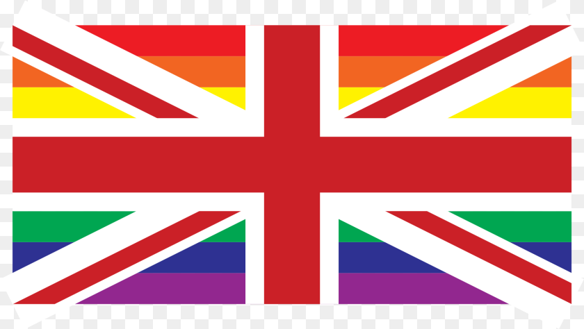 1787x1009 Static Rainbow Union Flag Icons, United Kingdom Flag Clipart PNG