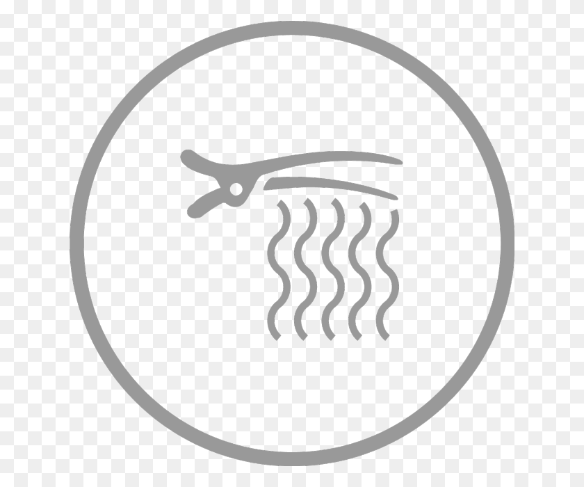 640x640 Значок Статической Службы Наращивание Волос Наращивание Волос Силуэт, Логотип, Символ, Товарный Знак Hd Png Скачать