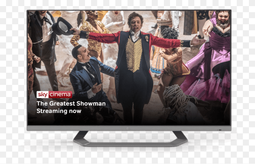 970x599 Static Vector Flat Screen Tv Freaks The Greatest Showman, Monitor, Electronics, Display HD PNG Download