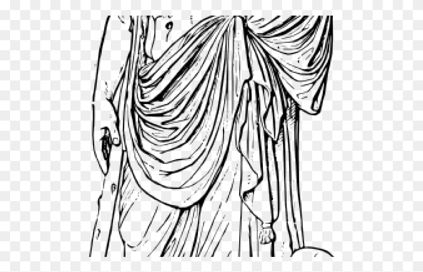 493x481 Статуя Клипарт Римский Бюст Греческая Статуя Клипарт, Ворота, Паутина Hd Png Скачать