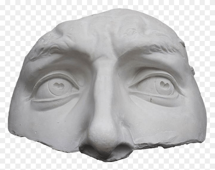1024x795 Statue Face Mask Stone Art Grey White Gray Sculpture, Head, Archaeology HD PNG Download