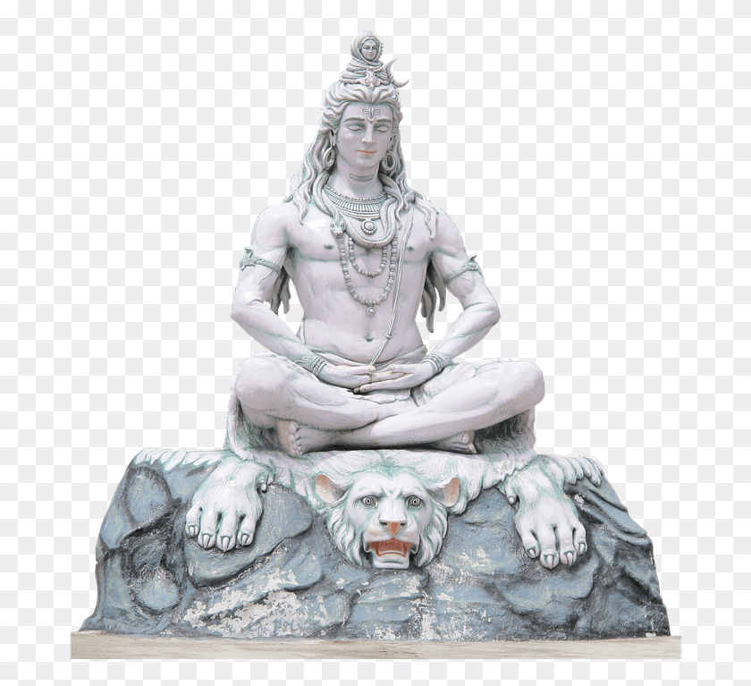 690x707 Descargar Png Estatua Dios Hindú Figura Fe Piedra Figura Lord Shiva Fondos De Pantalla Móvil, Buda, Adoración Hd Png