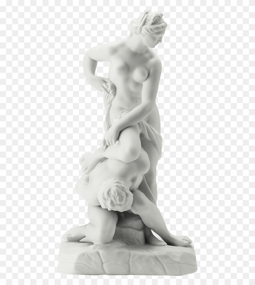 465x880 Statue La Virt E Il Vizio Figurine, Sculpture, Person HD PNG Download