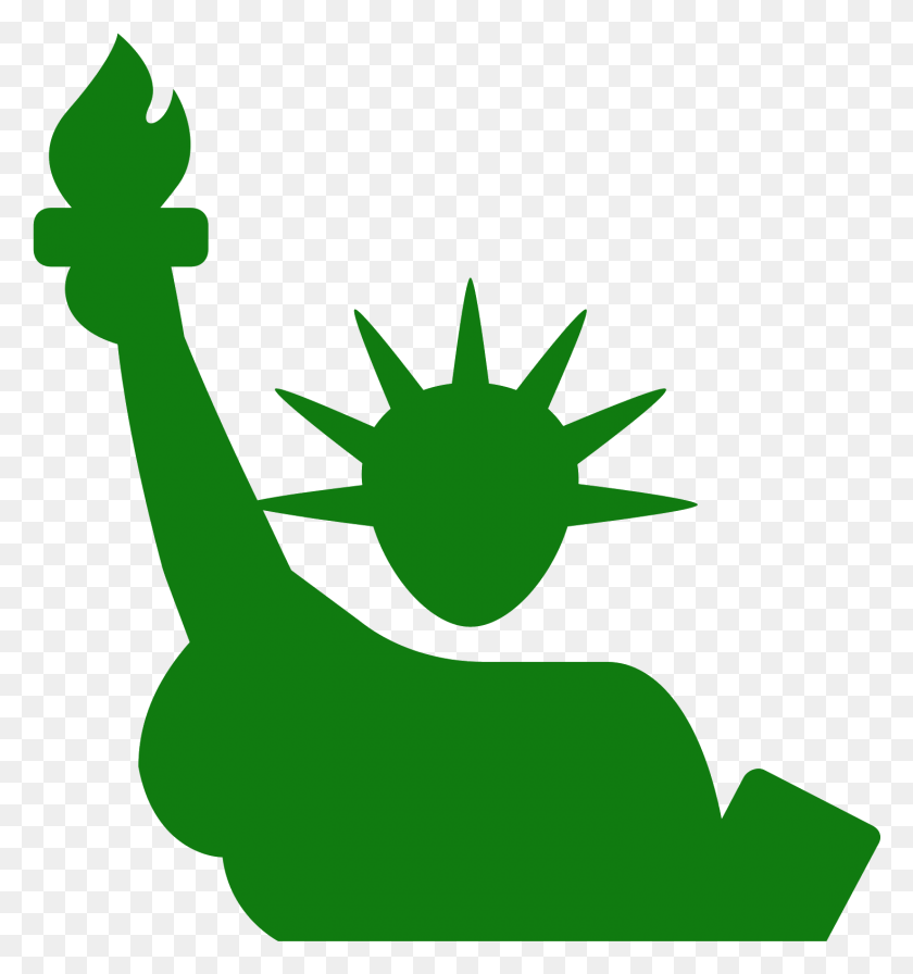 1470x1577 Statue Of Icon Free Statue Of Liberty Icon, Symbol, Can, Tin HD PNG Download